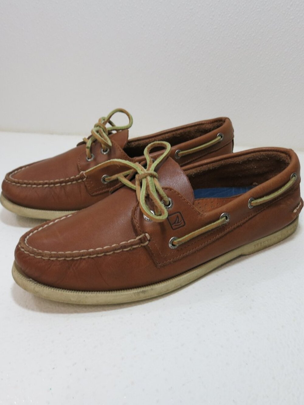 Sperry Top-Sider Nubuck Leather Boat Deck Shoes Men's Footwear Shoes Sz 9 M